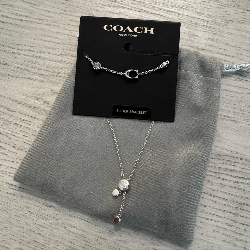 Coach Silver Slider Bracelet
